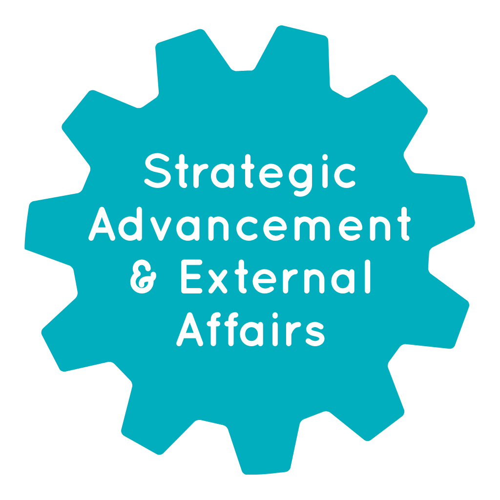 Strategic Advancement & External Affairs gears Strategic Advancement & External Affairs gears